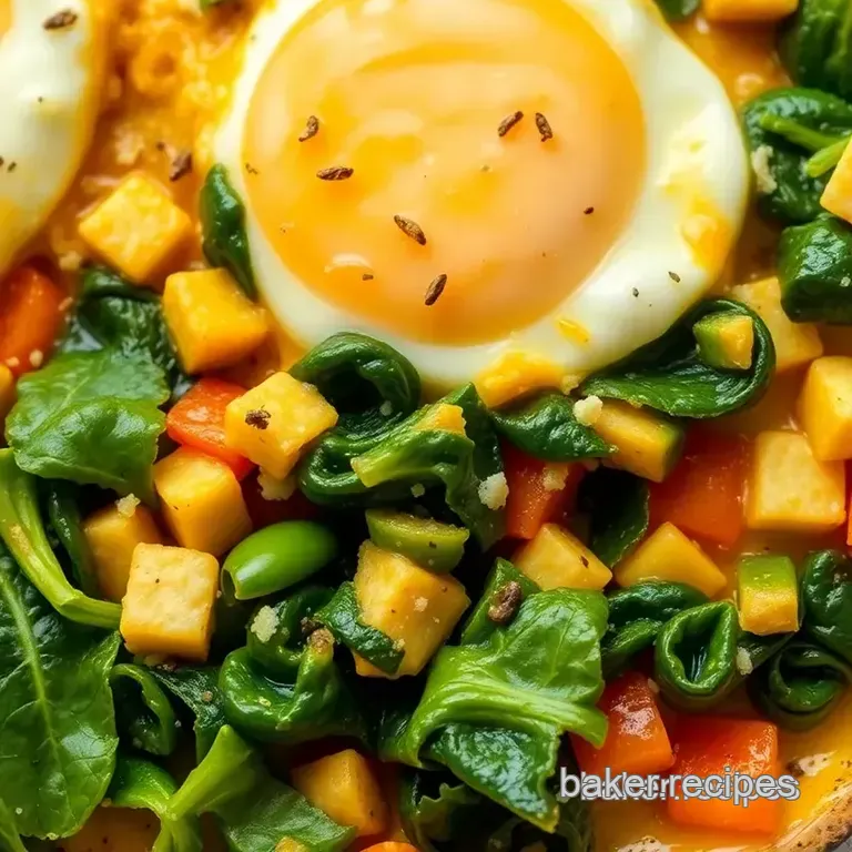 Baked Cottage Cheese Eggs presentation