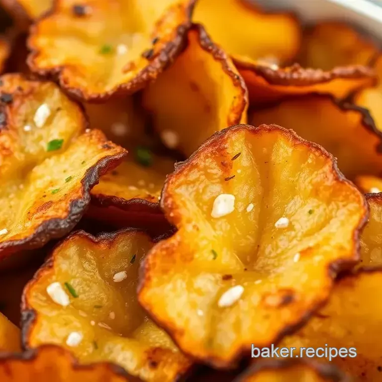 Homemade Baked Crisps Inspired by Lays