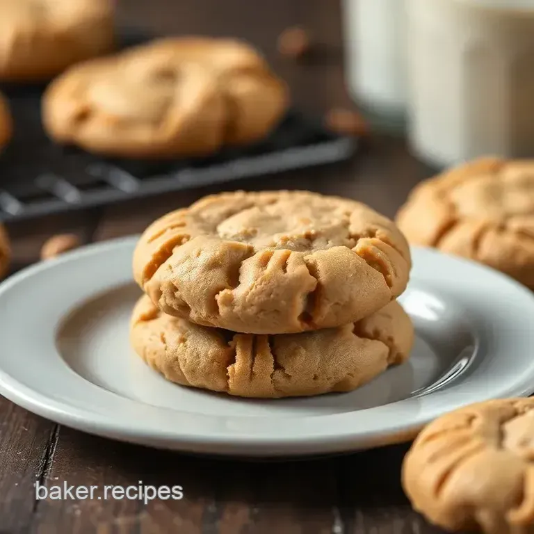 Flourless Peanut Butter Chocolate Cookies