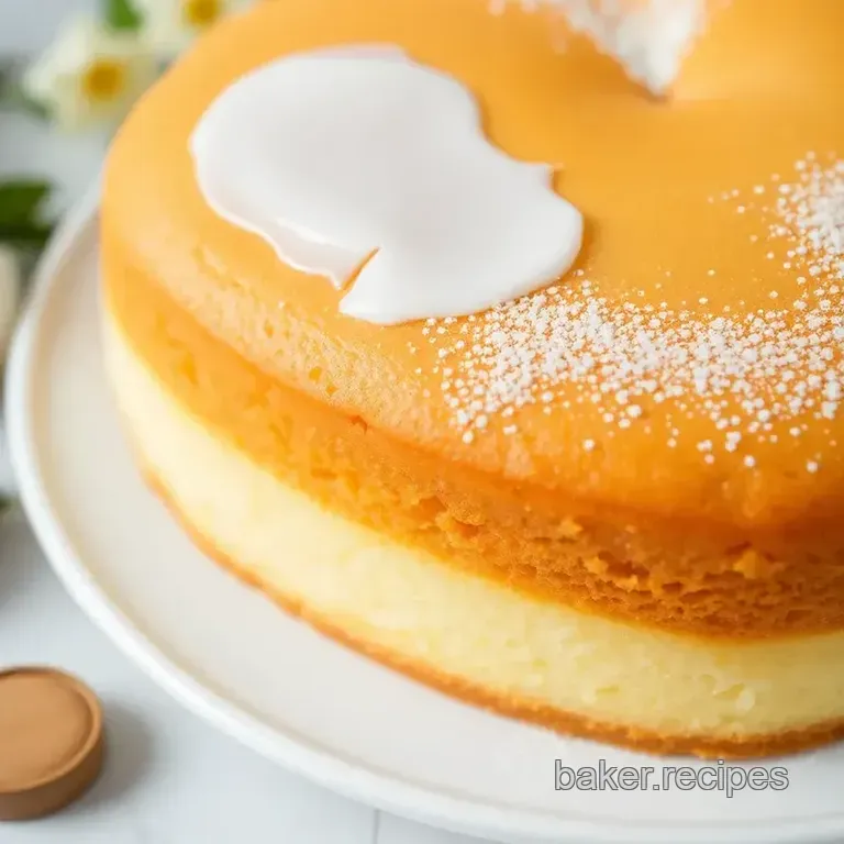 Heart-Shaped Vanilla Cake presentation