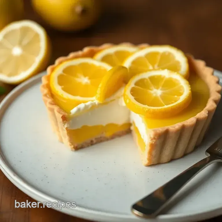 Bake Meyer Lemon Tart with Creamy Filling