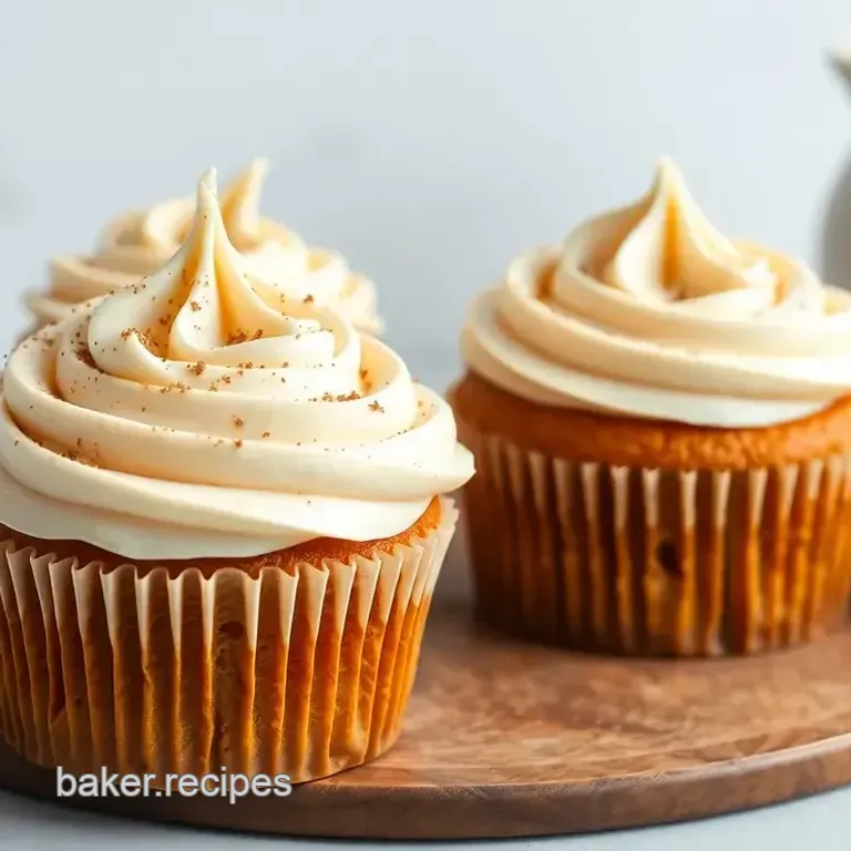 Spiced Pumpkin Cupcakes with Marshmallow Frosting