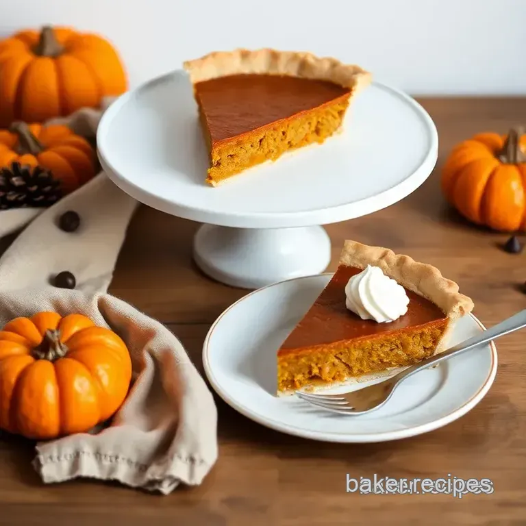 The Great Pumpkin Pie Recipe presentation