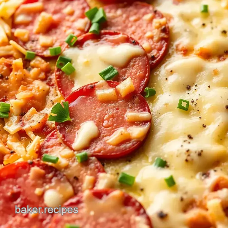 Baked Salami Recipe presentation