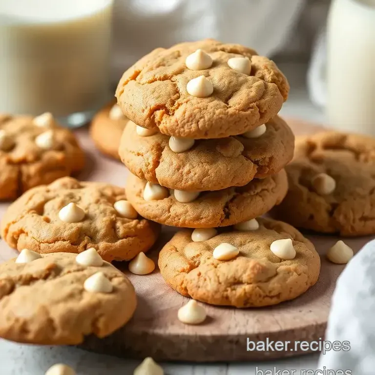 Bake Soft White Chocolate Chip Molasses Cookies presentation
