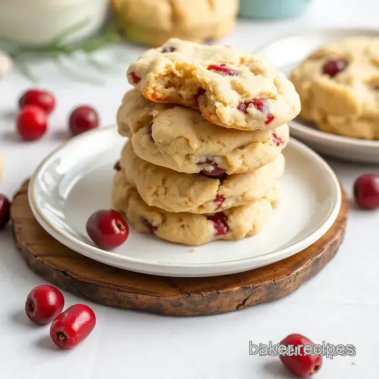 Bake White Chocolate Cranberry Pistachio Cookies presentation