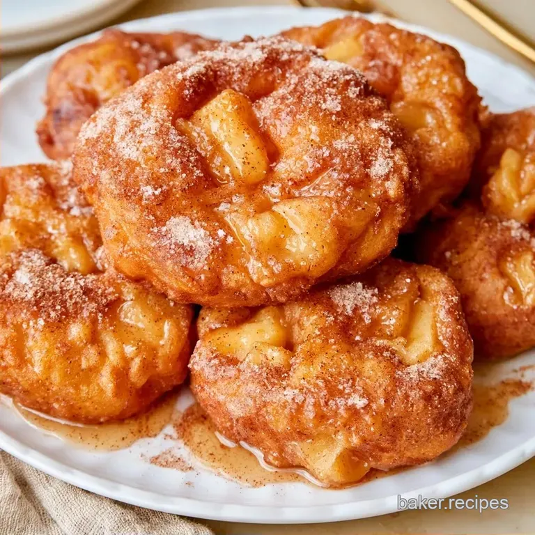 Healthy Baked Apple Fritters