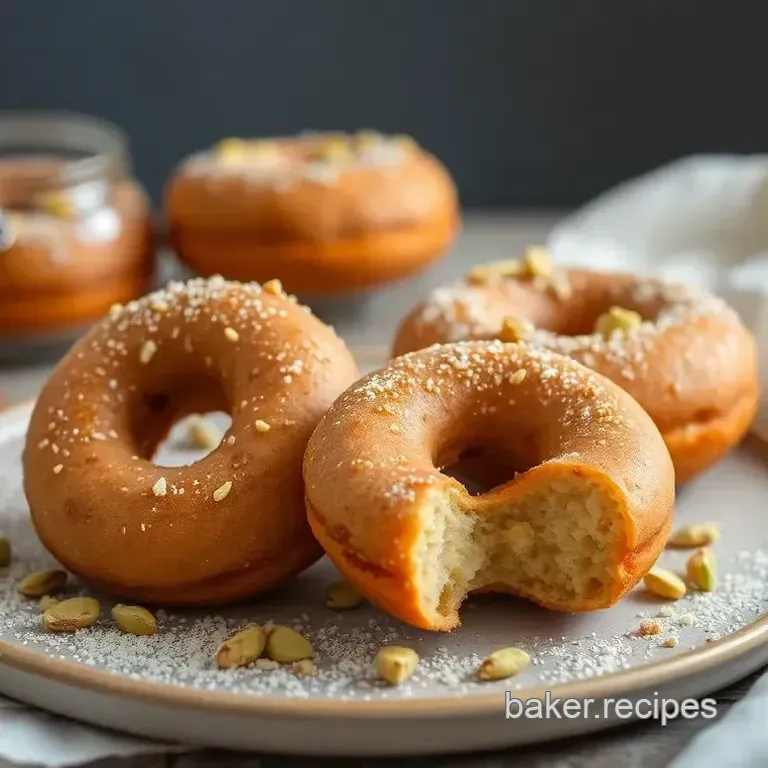 Bake Brown Butter Pistachio Doughnuts Delight