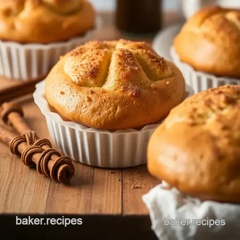 Baked Cinnamon Sugar Popovers presentation