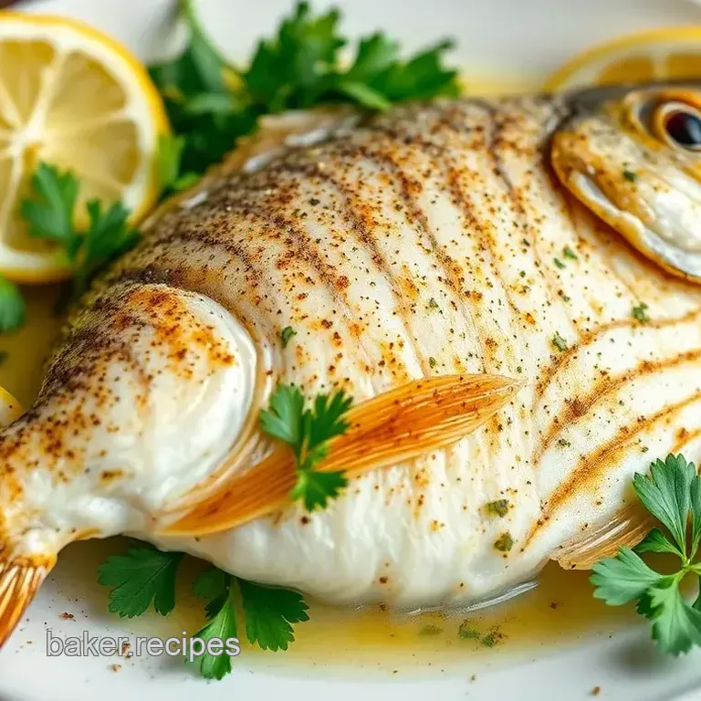 Baked Crappie with Lemon & Herbs
