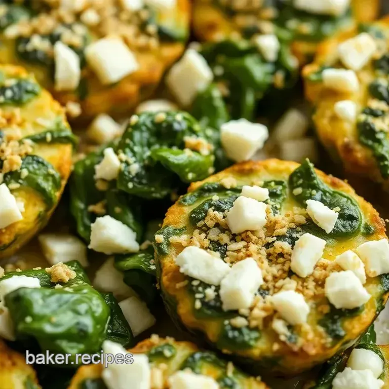 Cheesy Spinach and Feta Stuffed Pastry