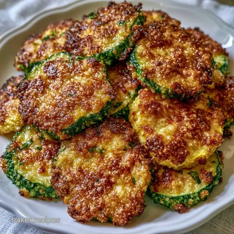 Crispy Baked Zucchini and Squash Parmesan