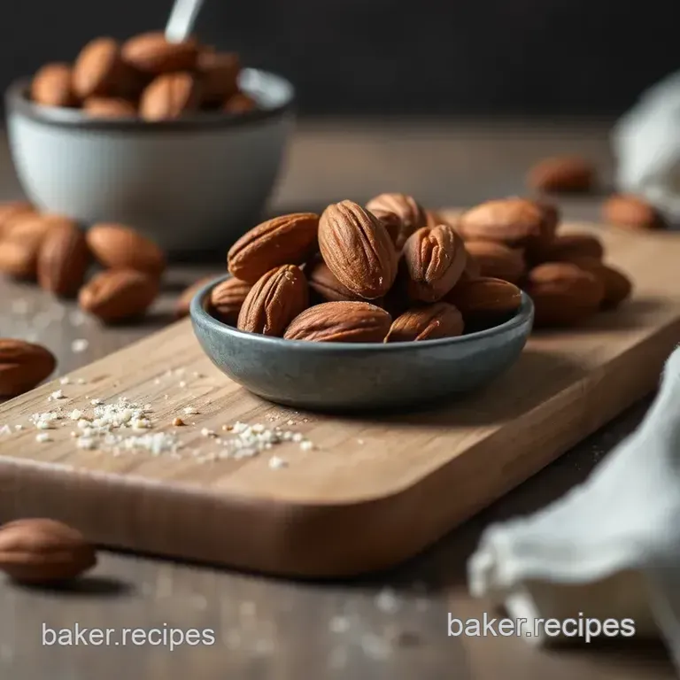 Make Salted Dark Chocolate Almond Toffee presentation