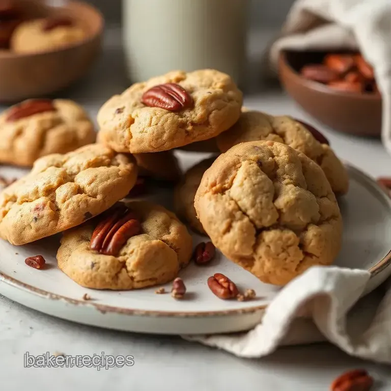 Butter Pecan Cookies presentation