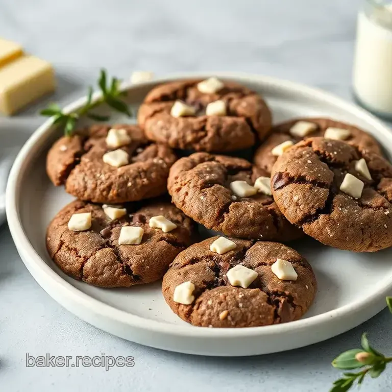 Double Chocolate Chip Swirl Cookies