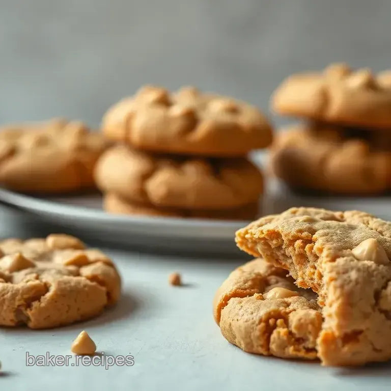 Baking Peanut Butter Cookies Crispy Crunch Crisp Peanut Butter Cookies