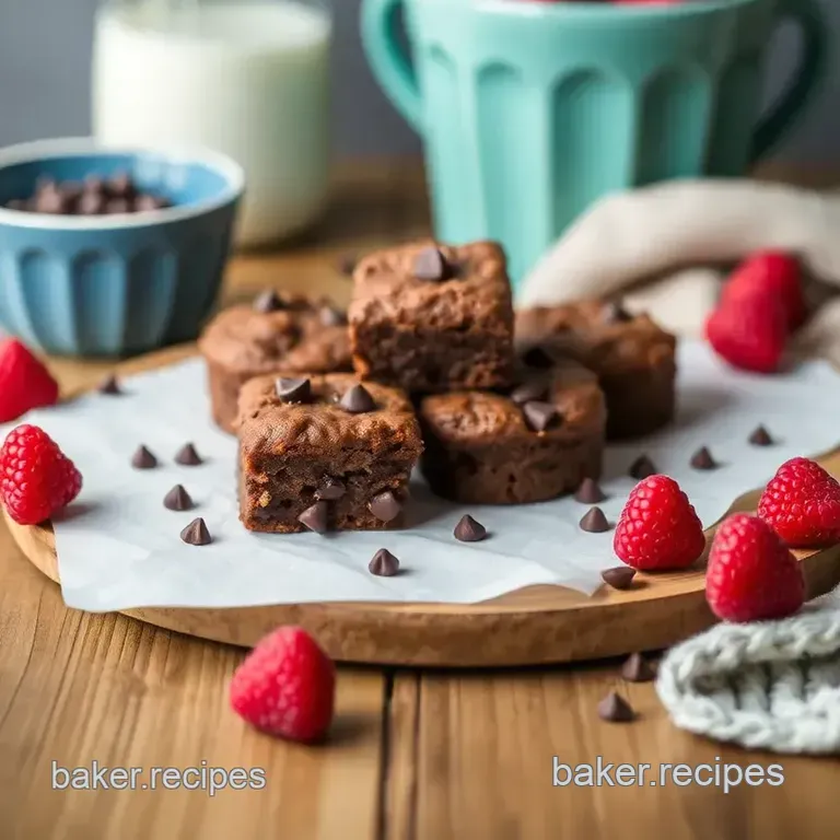 Baking Raspberries & Chocolate Chip Delight presentation
