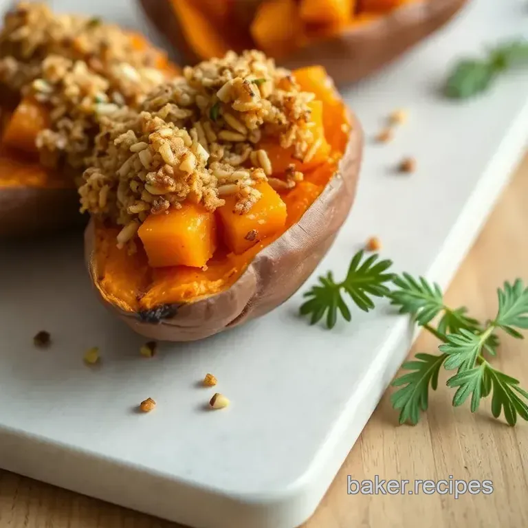 Loaded Sweet Potato Skins presentation