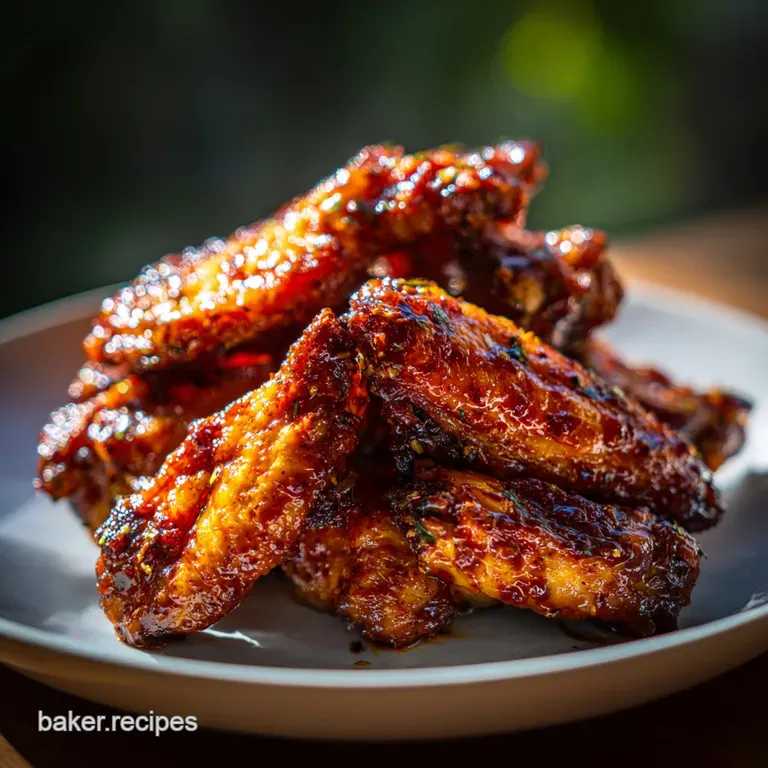 BBQ Air Fryer Chicken Wings: Shatter Crisp Finish