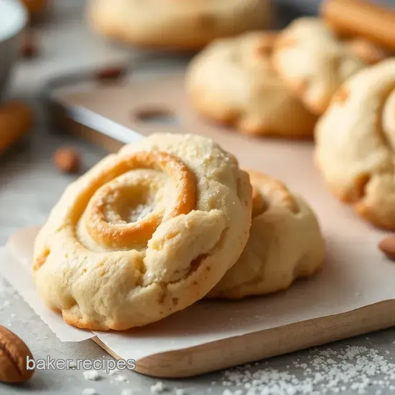 Bake Almond Cookies with Cinnamon Twist