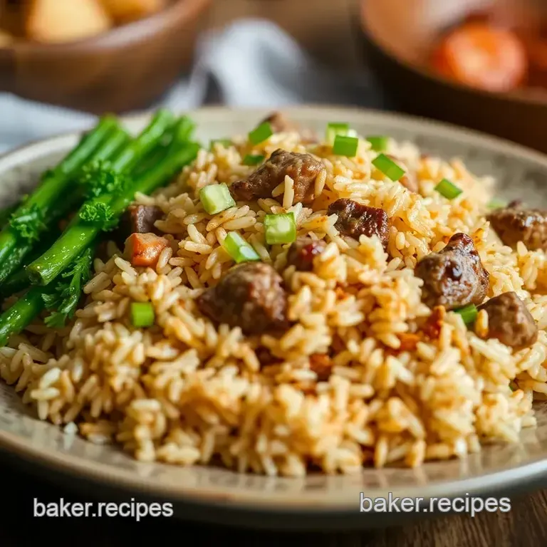 Beef Fried Rice: Wok This Way to Flavor Town! presentation