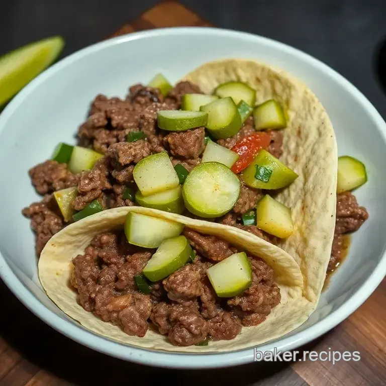 Beef & Pickle Taco Fiesta!