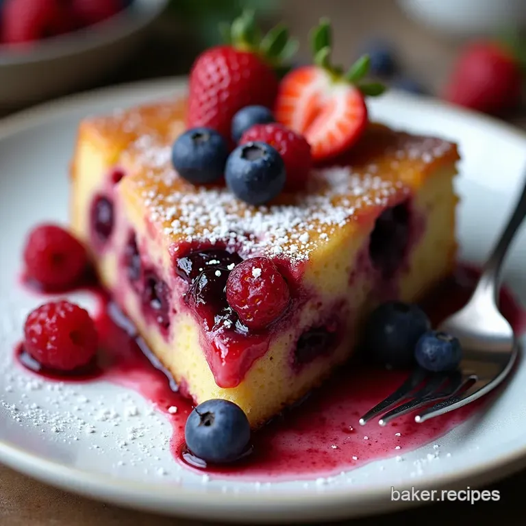 The Summer Berry Tumble Rustic Mixed Berry UpsideDown Cake