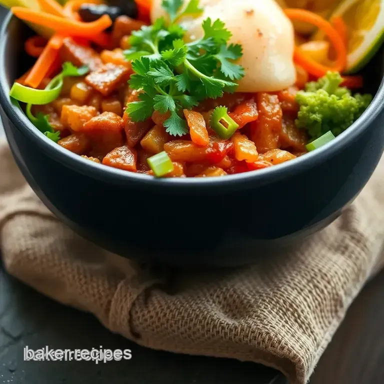 Bibimbap Bliss: the Ultimate Korean Mixed Rice Bowl presentation