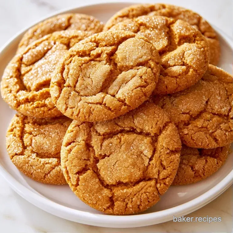 A neat stack of dark amber cookies on a white ceramic plate, paired with a glass of cold milk and a linen napkin