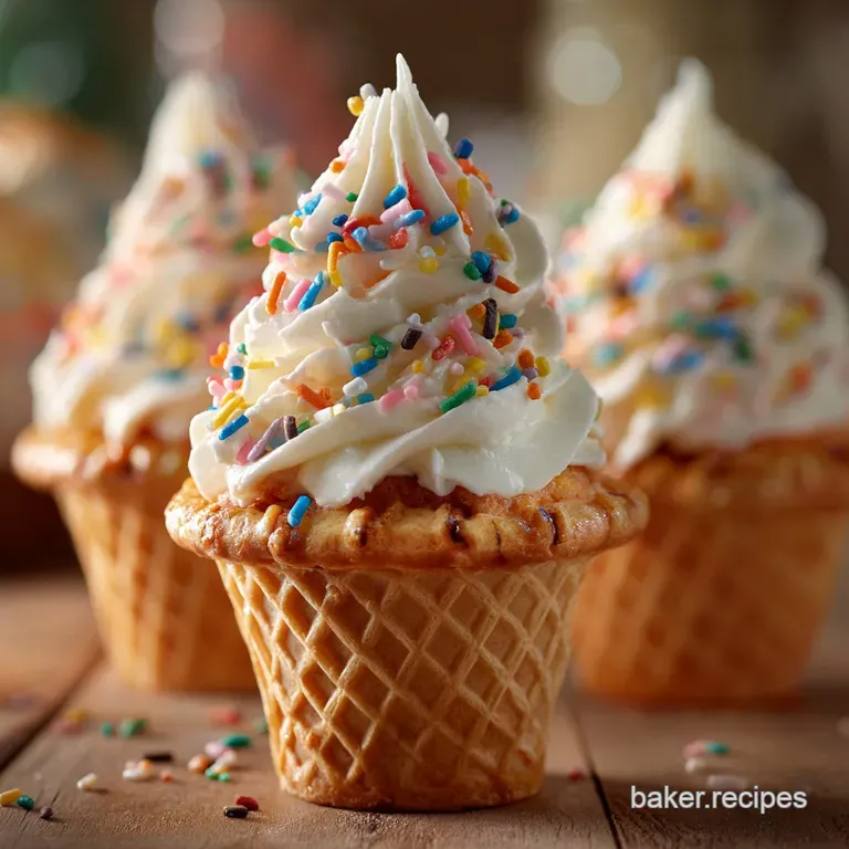 Cone Cupcakes the Ultimate Vanilla Bean Birthday Party Treat presentation