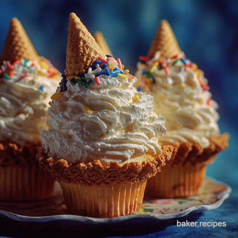 Cone Cupcakes The Ultimate Vanilla Bean Birthday Party Treat