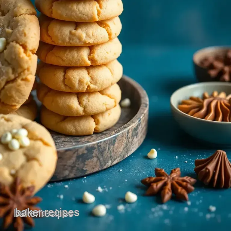 Biscoff Delight: White Chocolate Oatmeal Cookies presentation
