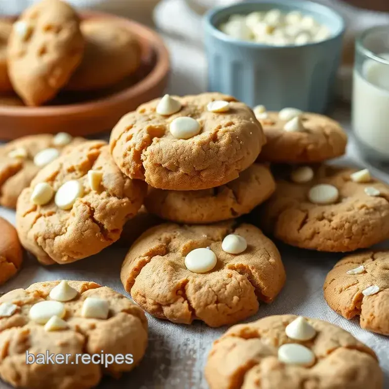 Biscoff Delight: White Chocolate Oatmeal Cookies