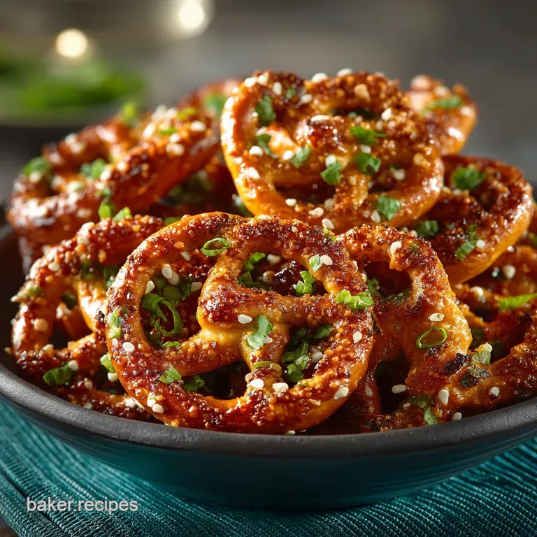Blazin Ranch Bites Fiery Sriracha Savoury Ranch Pretzels