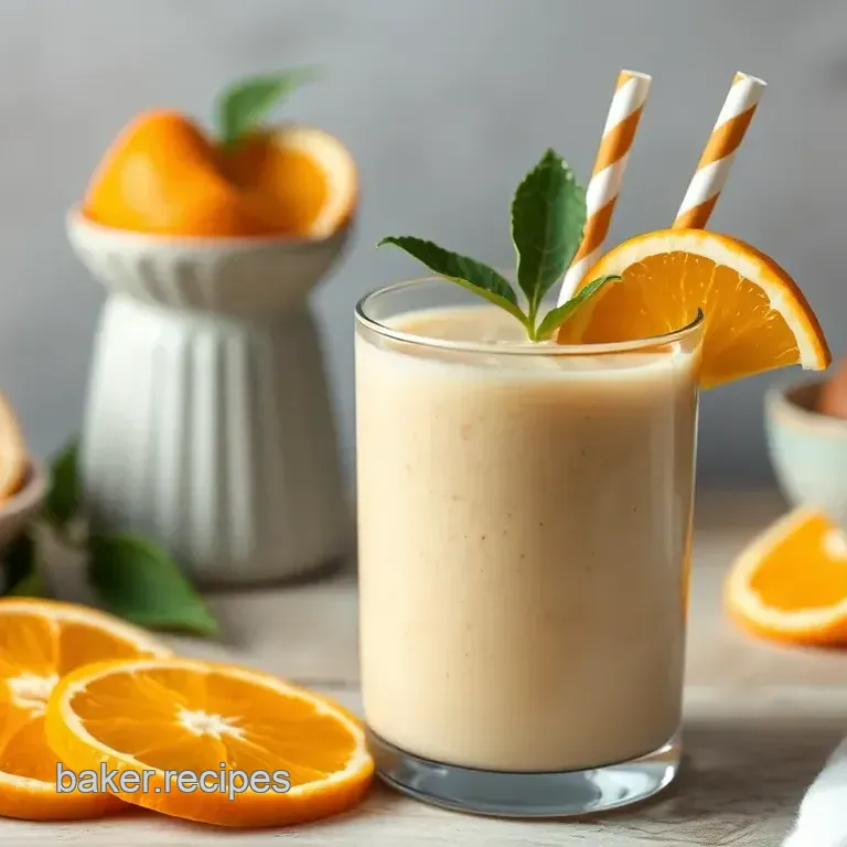 Blend Orange Creamsicle Smoothie Delight