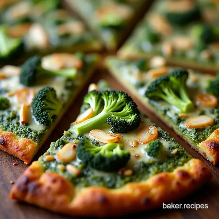 The Green Powerhouse LowCarb Broccoli Pizza Crust