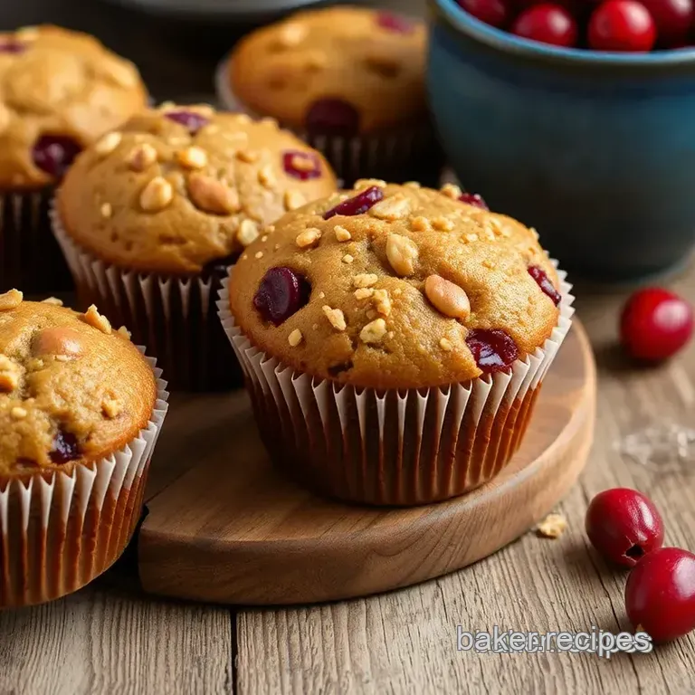 Nutty Cranberry Muffins: A Delightful Bake! presentation