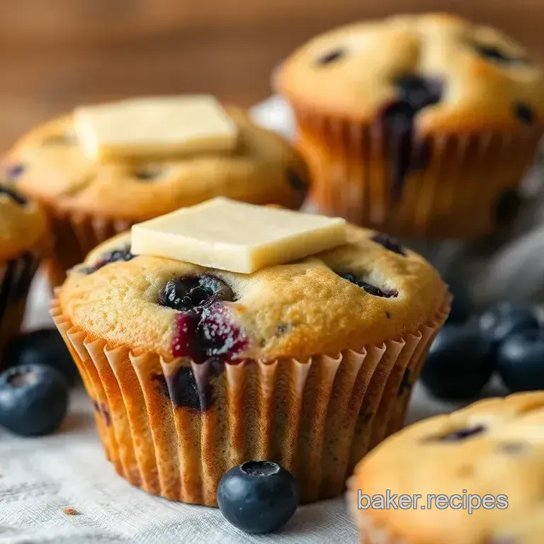 Delicious Blueberry Muffins with Browned Butter