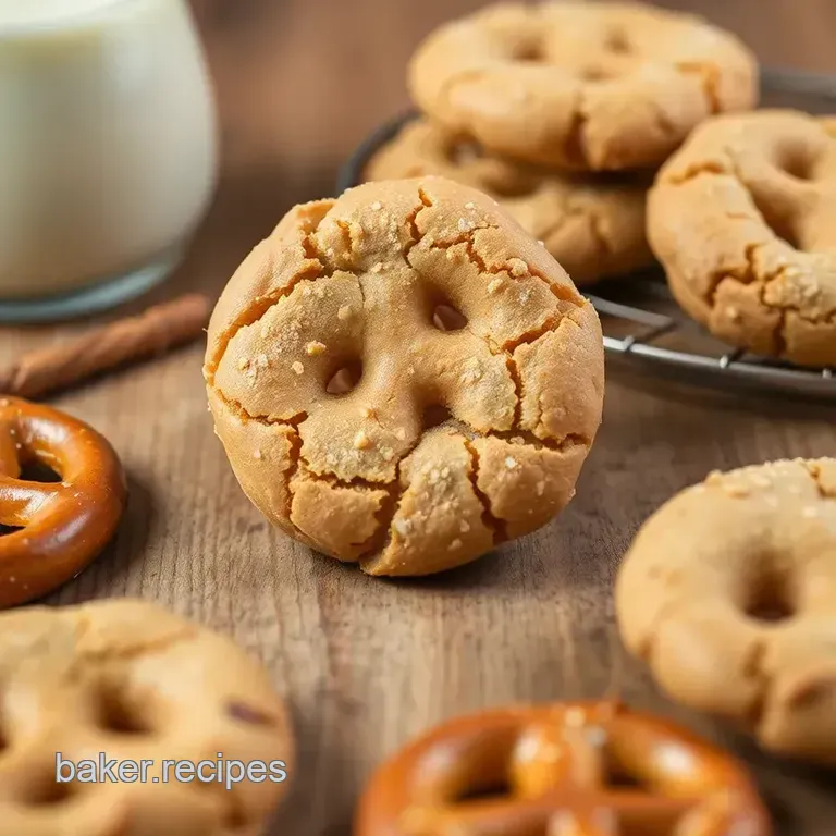 Butterscotch Pretzel Cookies presentation