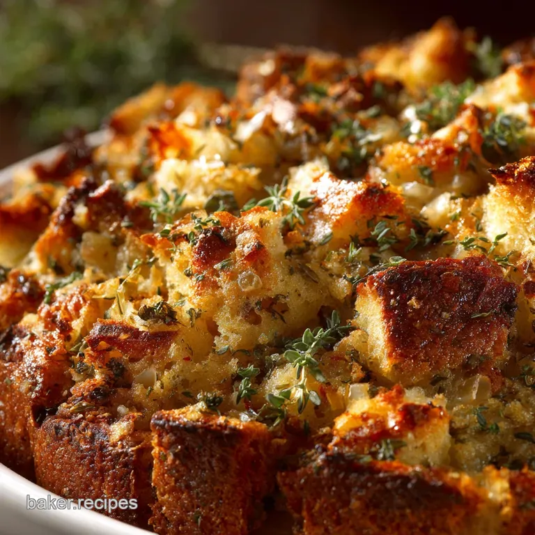 Buttery Herb Thanksgiving Stuffing The Chefs Classic Sage and Thyme Recipe