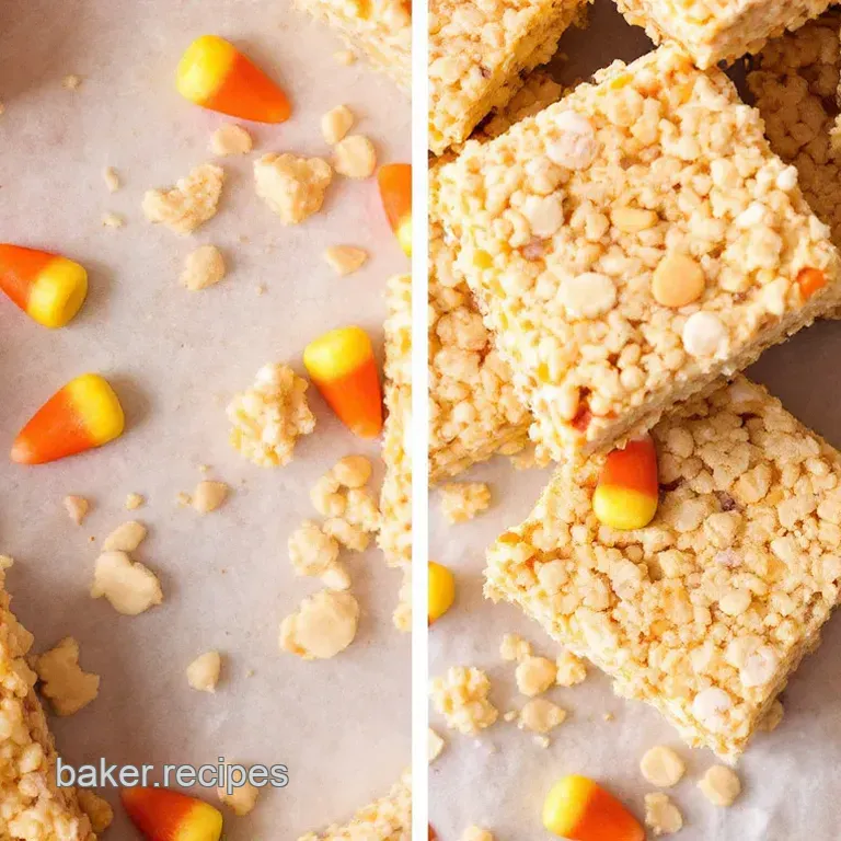 Quick & Colorful Candy Corn Rice Krispie Treats