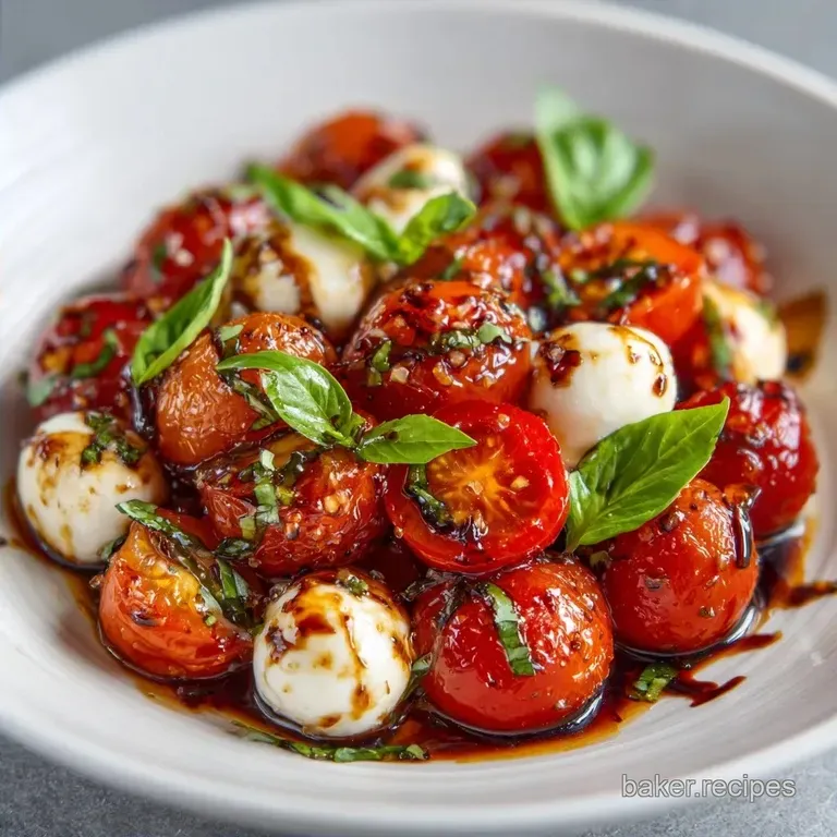Caprese Skewers Balsamic Glaze: Fresh and Tangy