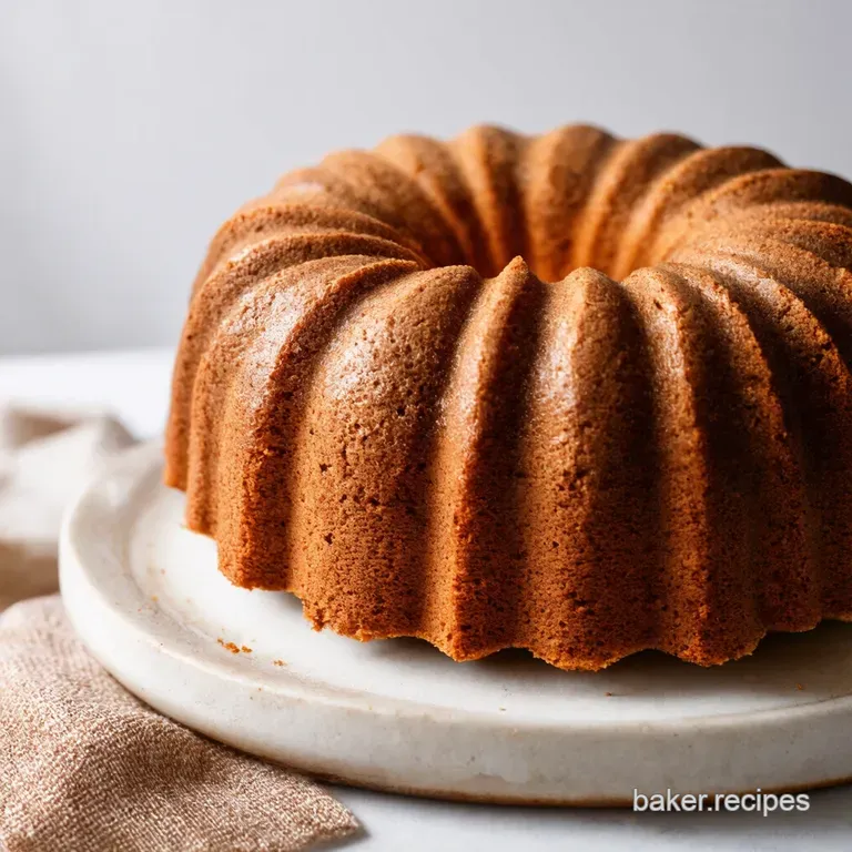 ChaiSpiced Cinnamon Swirl Bundt Cake