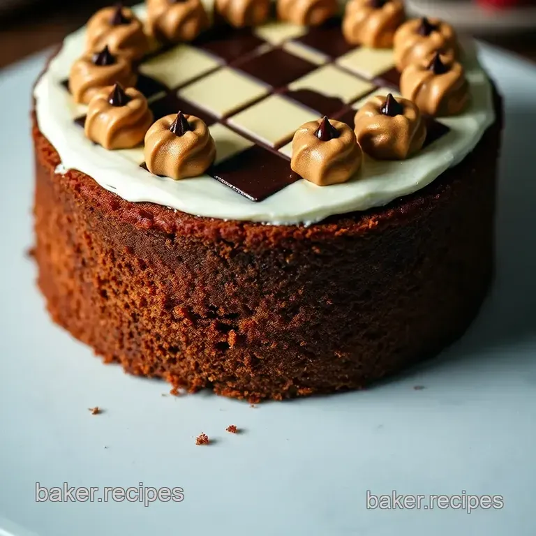 Checkmate! the Ultimate Checkerboard Cake presentation