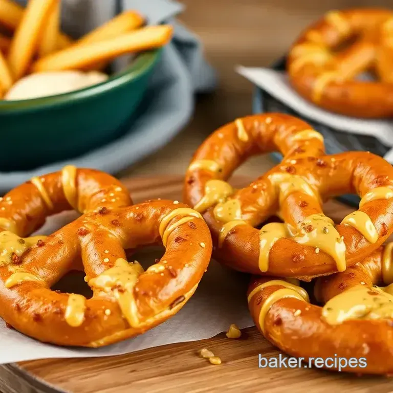 Cheesy Crab-Loaded Pretzels Delight