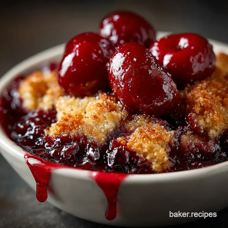 Cherry Bomb Cobbler Easy Peasy Cherry Delight