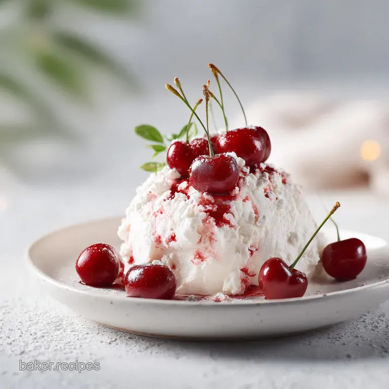 Cherry Cheesecake Fluff Recipe: Velvety Dessert