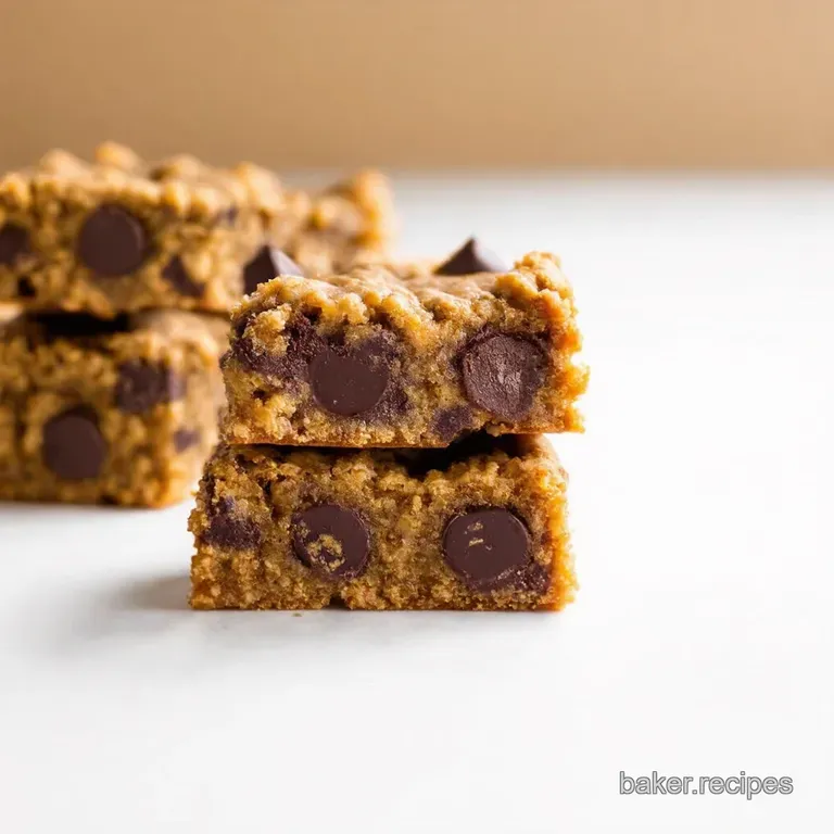 Chewy Oatmeal Chocolate Chip Bars My CrowdPleaser Recipe