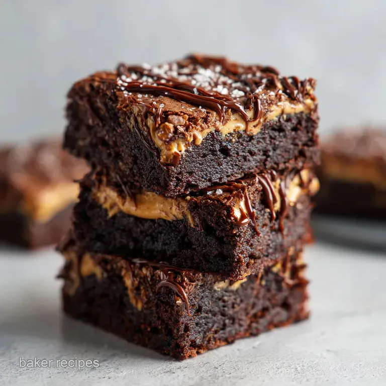 Chewy Peanut Butter Brownies Recipe: Fudgy Swirl