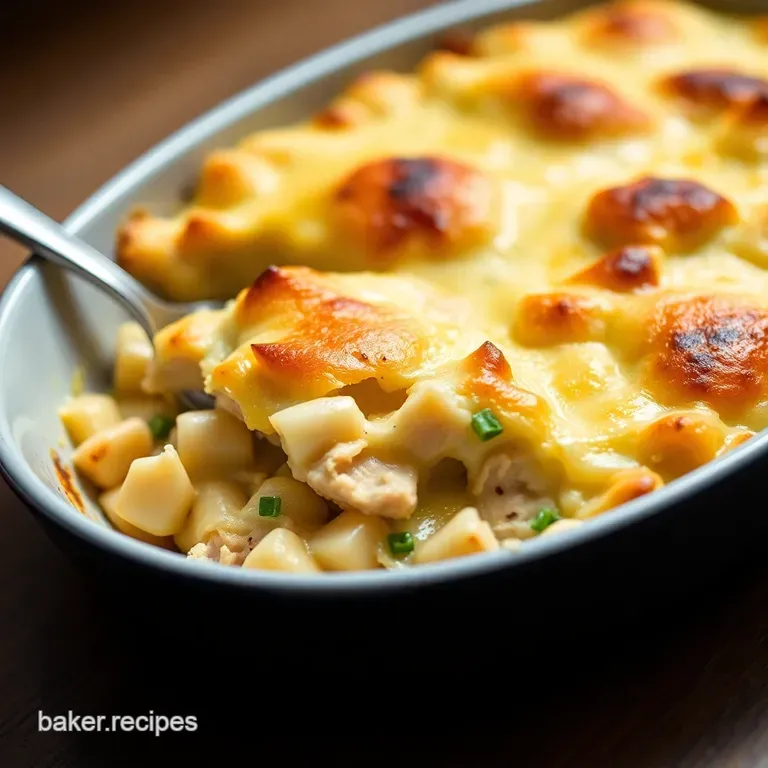 Chicken Pot Pie Casserole presentation